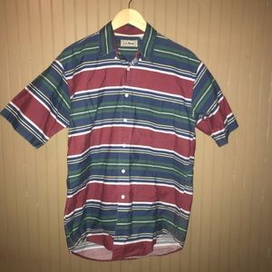 Vintage LL Bean Short Sleeve Button Up